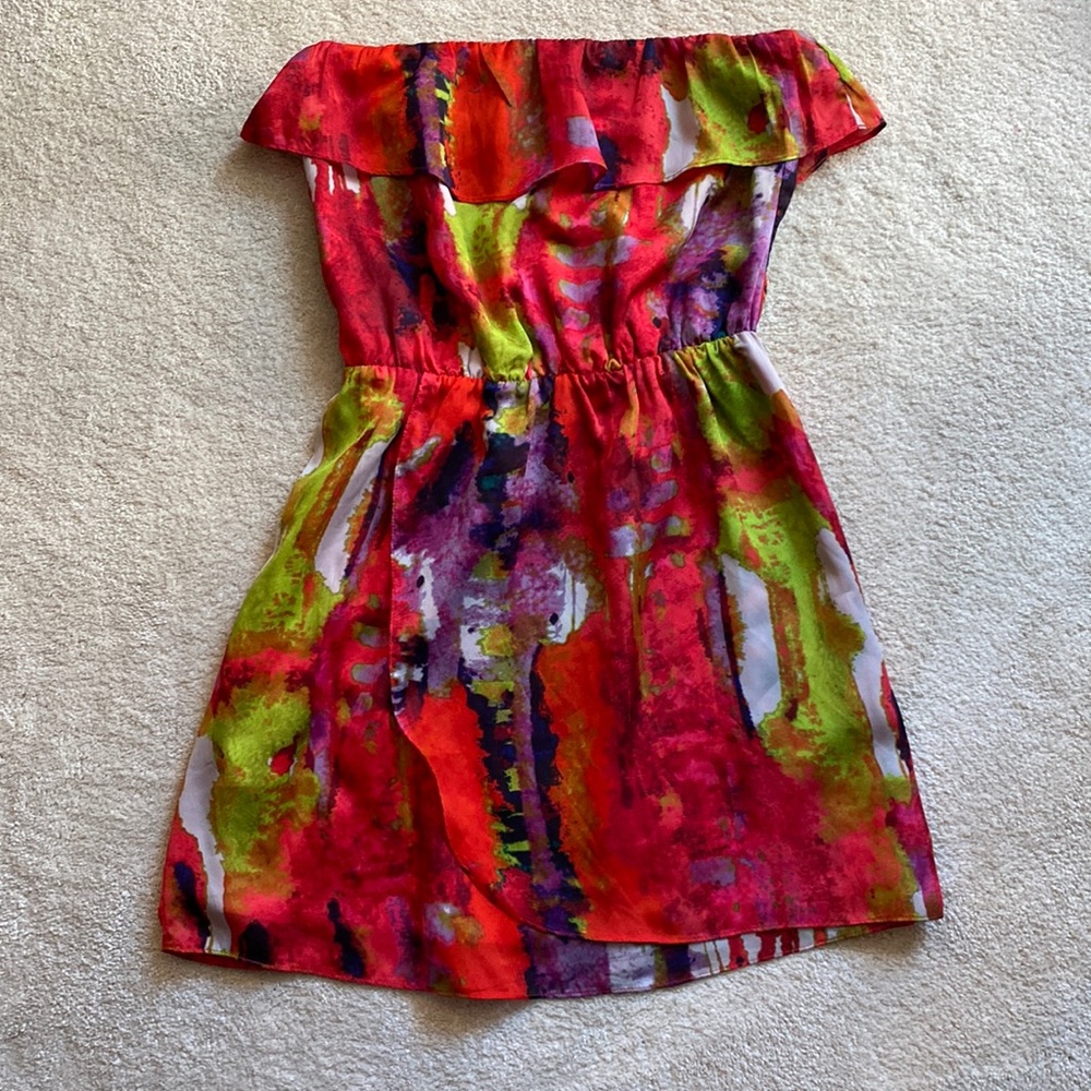 Strapless summer dress